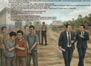 Ilustrasi Warga Popayato yang Dipolisikan (Gambar Ilustrasi ini dibuat dengan Ai)