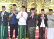 Momen Hangat Iduladha, Bupati dan Wabup Ajak Masyarakat Kuatkan Tekad Membangun Bone Bolango