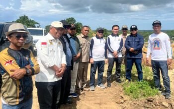 Reses di Marisa, DPRD Pohuwato Tinjau Lokasi Penambangan di Desa Teratai- Bulangita ( Foto Wahyu Lahay)
