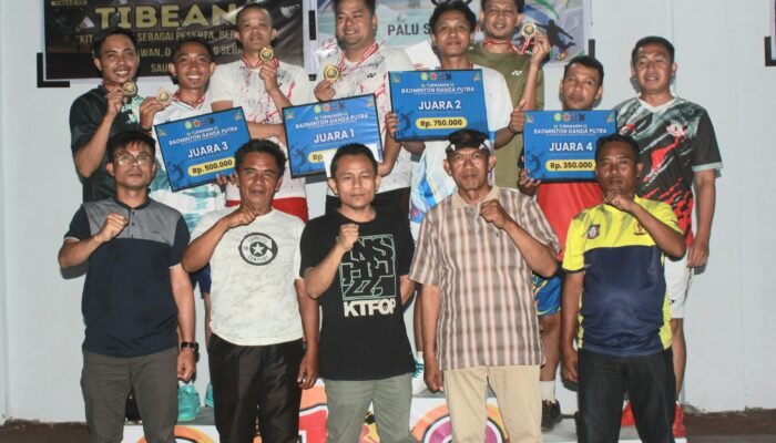 Turnamen Badminton Mahasiswa KKP Unigo di Duhiada’a Sukses Digelar, Ini Daftar Pemenangnya