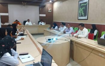 Rapat Koordinasi Kemiskinan Tingkat Kabupaten Boalemo. (Foto Prokopim)