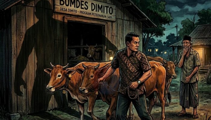 Sapi di BUMDes Dimito Menghilang