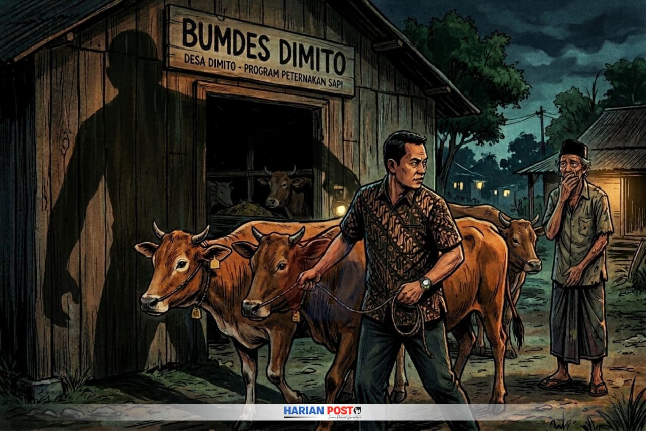 Ilustrasi Keberadaan Sapi di BUMdes Dimito Jadi Misteri. (harianpost)