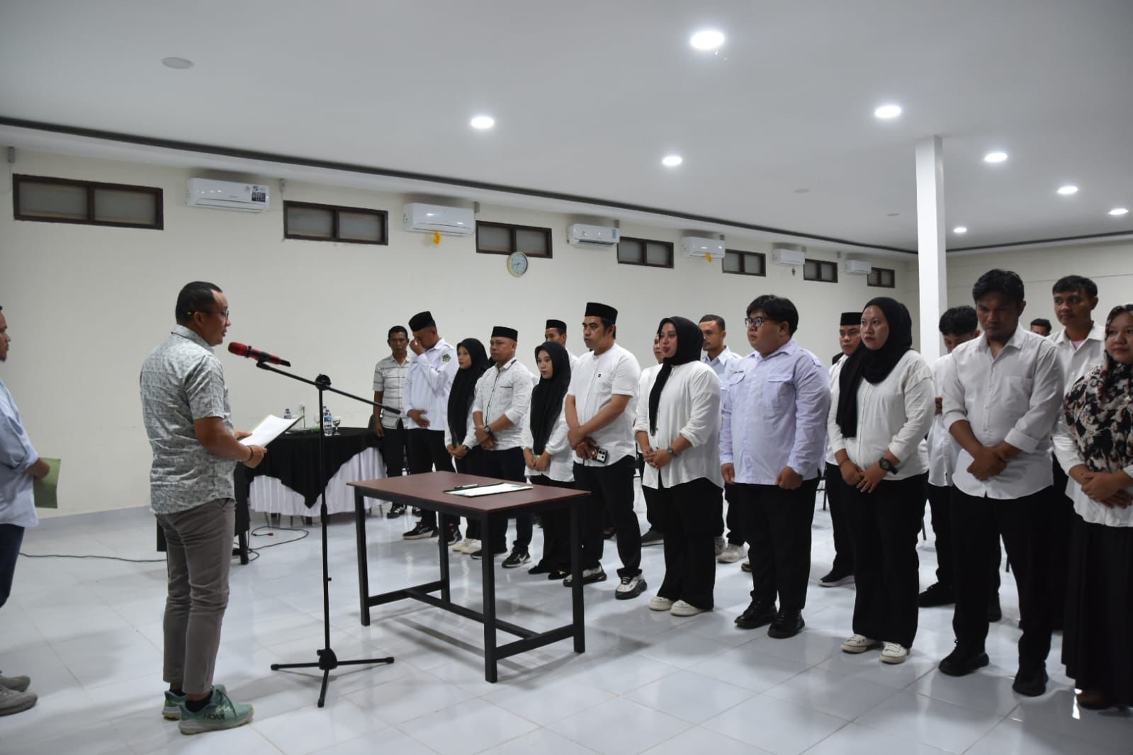 Pelantikan Pengurus Karang Taruna Generasi Botumoito. (Foto : Prokopim)