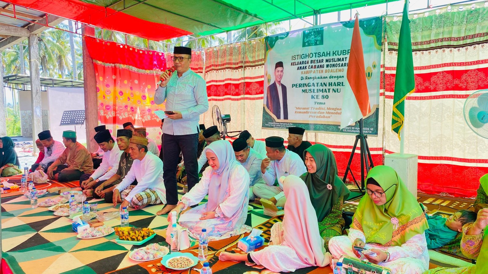 Wakil Bupati Boalemo, Lahmuddin Hambali Harap Muslimat NU Jadi Garda Terdepan Perkuat Nilai-nilai Keislaman. (Foto: Prokopim)