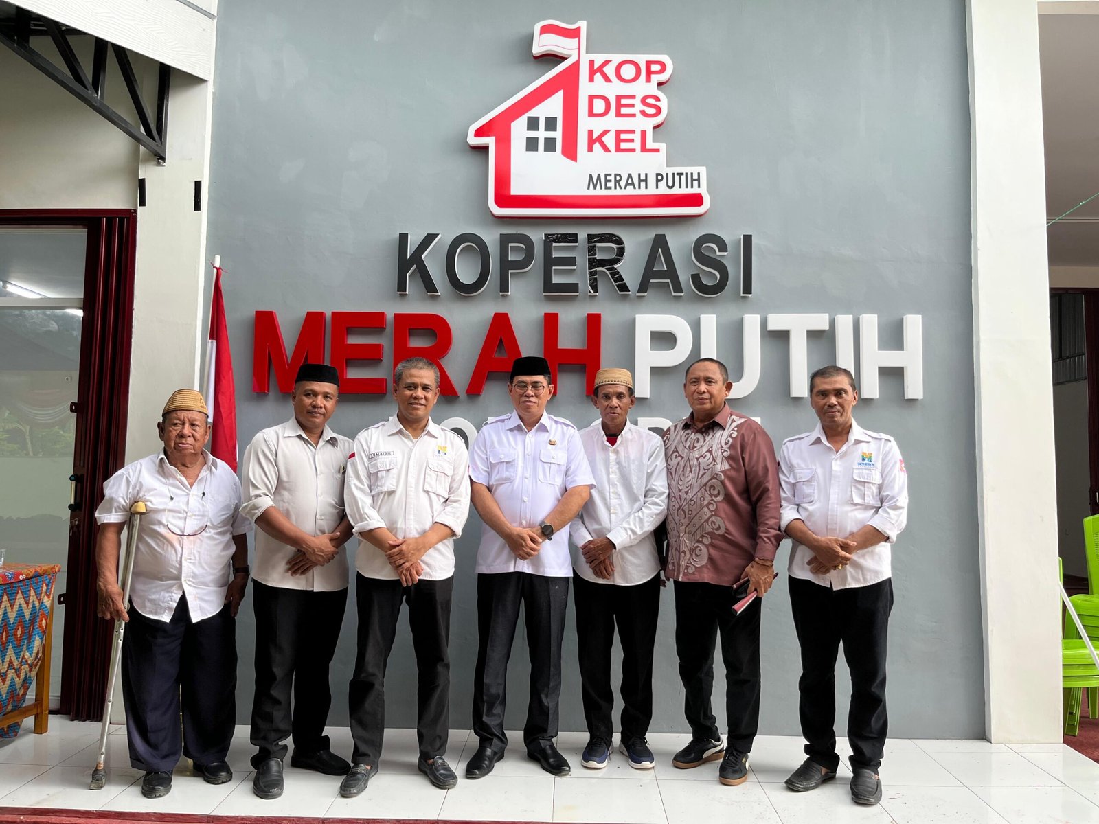 Peresmian Kantor Koperasi Desa Merah Putih di Bone Bolango. (Sumber Foto: Prokopim)