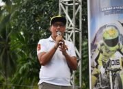 Wakil Bupati Boalemo Lahmuddin Hambali Resmi Menutup Event Drag Race dan Drag Bike. (Sumber Foto: Prokopim)