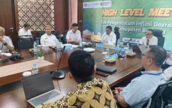 Kendalikan Inflasi, Pemkab Boalemo Rapat Bersama Bank Indonesia. (Sumber Foto: Prokopim)