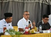 Wakil Bupati Boalemo, Lahmuddin Hambali Minta Aparat Desa Jaga Kekompakan. (Sumber Foto: Prokopim)