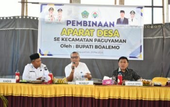 Wakil Bupati Boalemo Lahmuddin Hambali Minta Desa Usulkan Kembali Warga Miskin. (Sumber Foto: Prokopim)