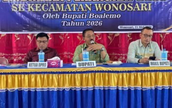 Pembinaan Perangkat Desa se-kecamatan Wonosari, Kamis 21 Mei 2026. (Sumber Foto: Prokopim)