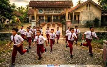 Ilustrasi Siswa Sekolah Rakyat Wonosari.