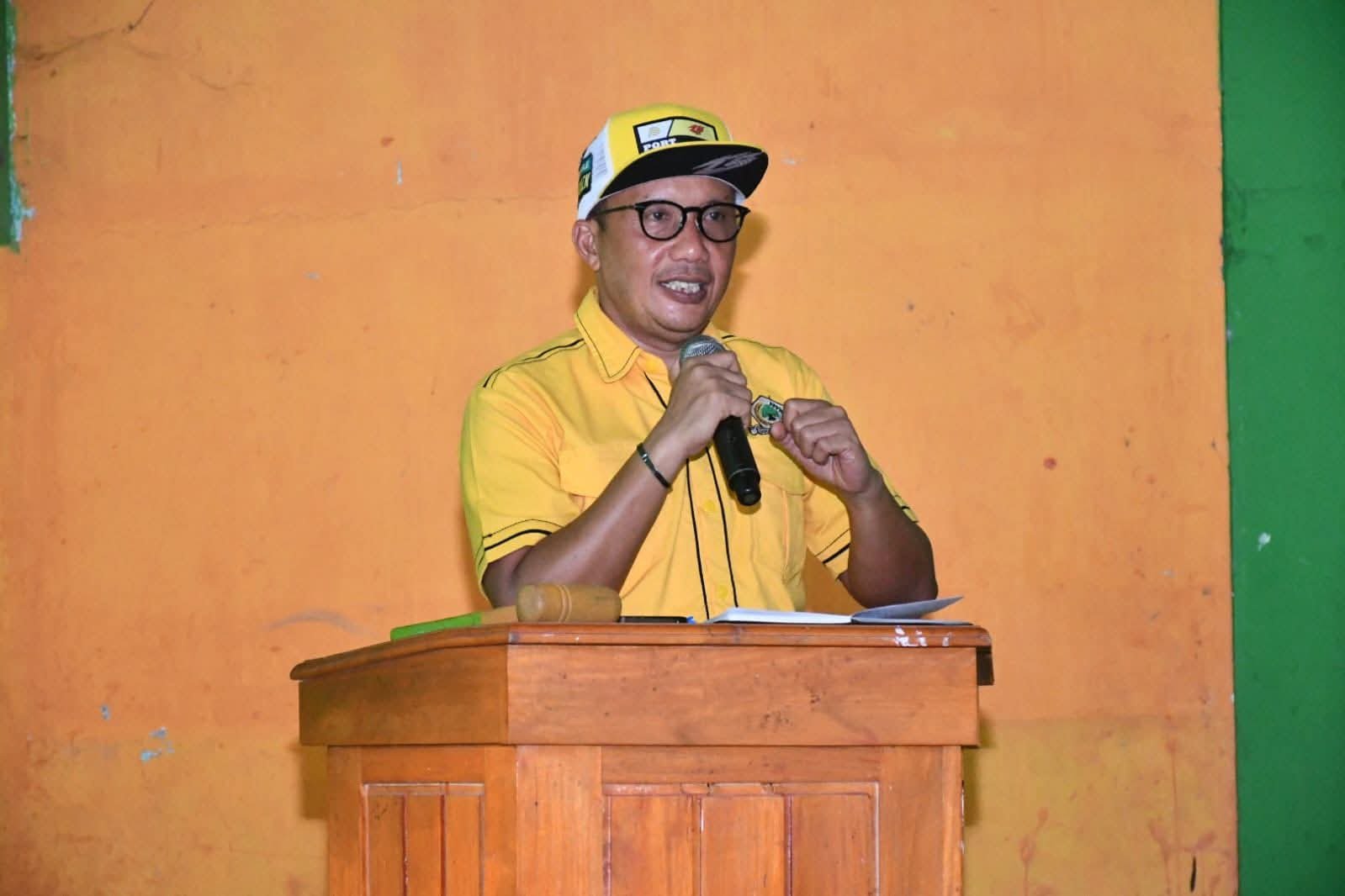 Ketua DPD II Partai Golkar Boalemo, Lahmuddin Hambali. (Sumber Foto: Akun Facebook Lahmuddin)