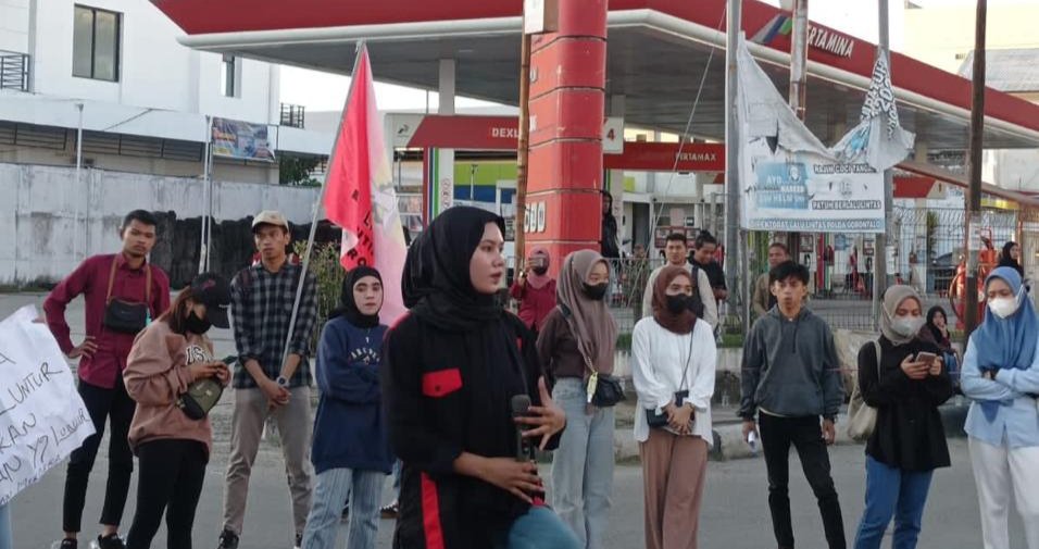 Aktivis Perempuan LMND Gorontalo, Rahma.