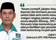 Sekretaris DPC PKB Pohuwato, Saiful Hadi