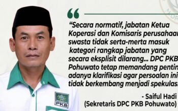 Sekretaris DPC PKB Pohuwato, Saiful Hadi