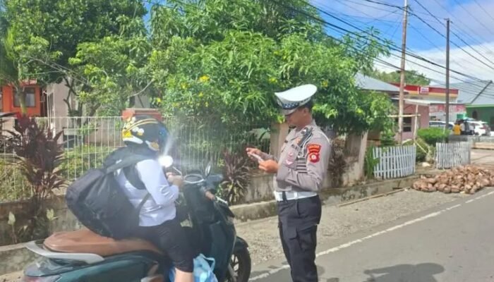 Satlantas Polres Boalemo Gelar Razia Kendaraan, Ini Sasarannya