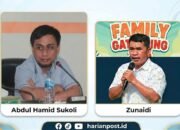 Anggota Pansus Pajak dan Retribusi Daerah, Abdul Hamid Sukoli (Kiri) dan Direktur BJA Group Zunaidi