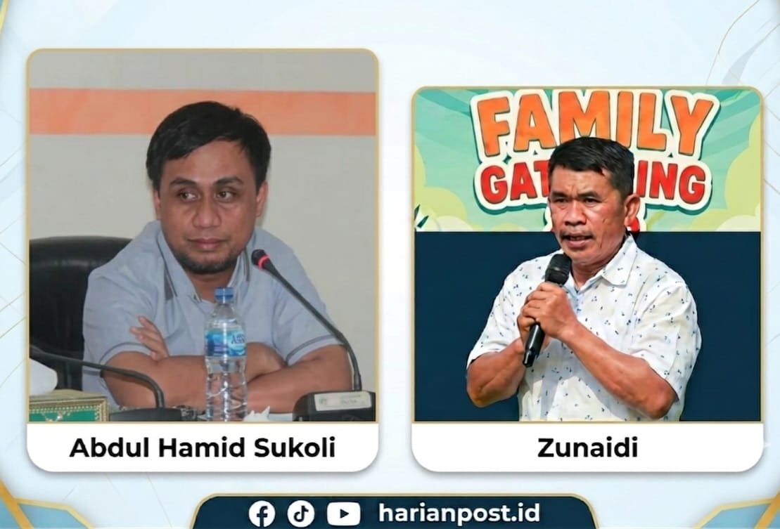 Anggota Pansus Pajak dan Retribusi Daerah, Abdul Hamid Sukoli (Kiri) dan Direktur BJA Group Zunaidi