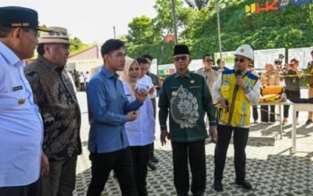 Wapres Gibran Didampingi Rachmat Gobel, Gusnar Ismail, Idah Syahidah dan Ismet Mile Kunjungi Bendungan Ulugan Bol