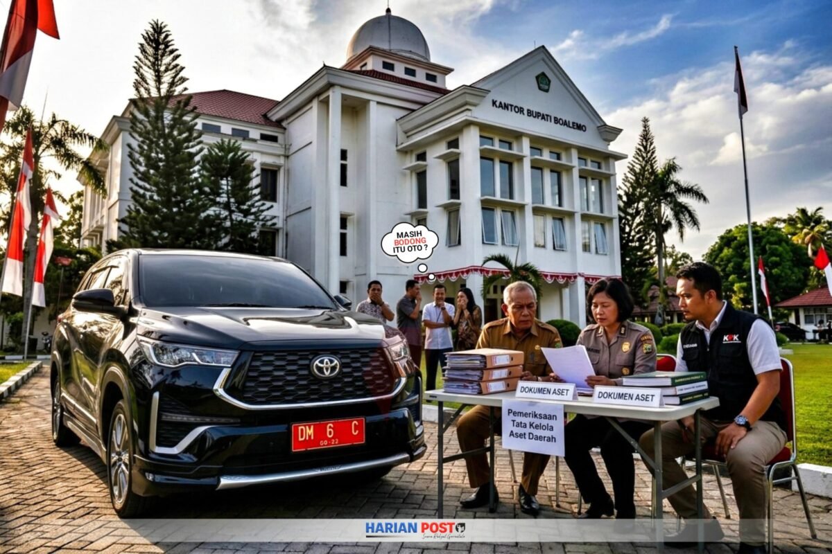 Gambar Ilustrasi Mobil Dinas Pemkab Boalemo (Sham/Harianpost.id)