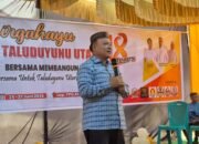 Ketua DPRD Pohuwato Beni Nento Hadiri HUT Desa Taluduyunu Utara