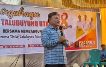 Ketua DPRD Pohuwato Beni Nento Hadiri HUT Desa Taluduyunu Utara