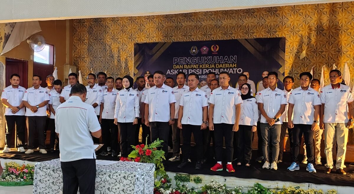Pengukuhan Askab PSSI Pohuwato Periode 2025 - 2029