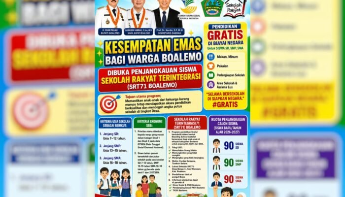 Mau Sekolah Tak Punya Biaya? Sekolah Rakyat Boalemo Solusinya