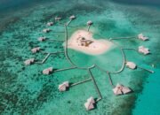 Pulau Cinta Boalemo Saat itu. Kini yang tersisa tiang-tiang beton di Pulau Cinta. (Sumber Foto: BPKP Gorontalo)