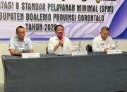 Bupati Boalemo, Rum Pagau Membuka Kegiatan Peningkatan Kapasitas Kader Posyandu. (Foto: Prokopim)