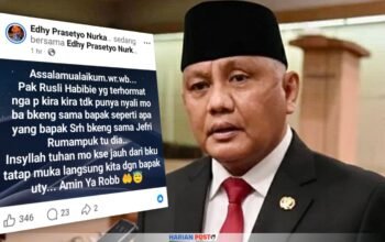 angkap Layar Akun Facebook Edhy Prasetyo Nurkamiden/ Rusli Habibie/Foto: Fraksigolkar.