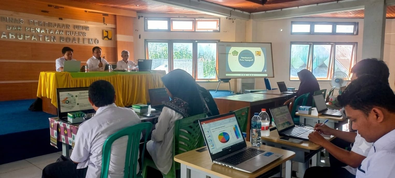 Dinas PUPR-PKP menggelar In-House Training Pembuatan Peta Topografi. (Foto Istimewa)