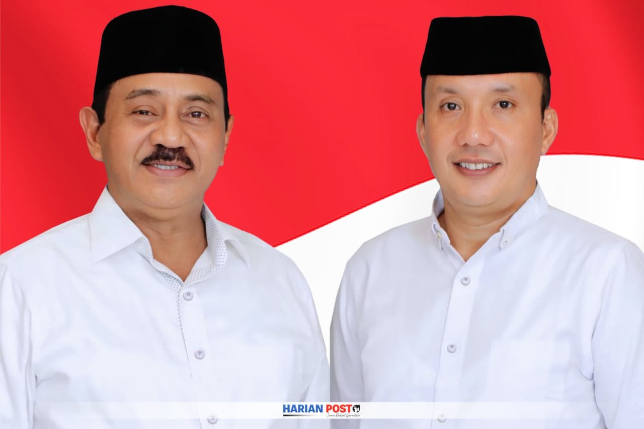 Bupati Boalemo, Rum Pagau-Wabup Lahmuddin Hambali. (Foto Istimewa)