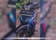 Kendaraan Milik Warga Desa Tangga Jaya, Lukman Sante yang Hilang. (Foto Istimewa)