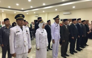 Pelantikan Pejabat Admistrasi di lingkungan Pemkab Bone Bolango. (Sumber Foto: Kominfo)