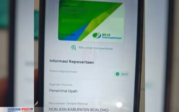 Aplikasi JMO Sebut Status BPJS Ketenagakerjaan Almarhumah Aktif.