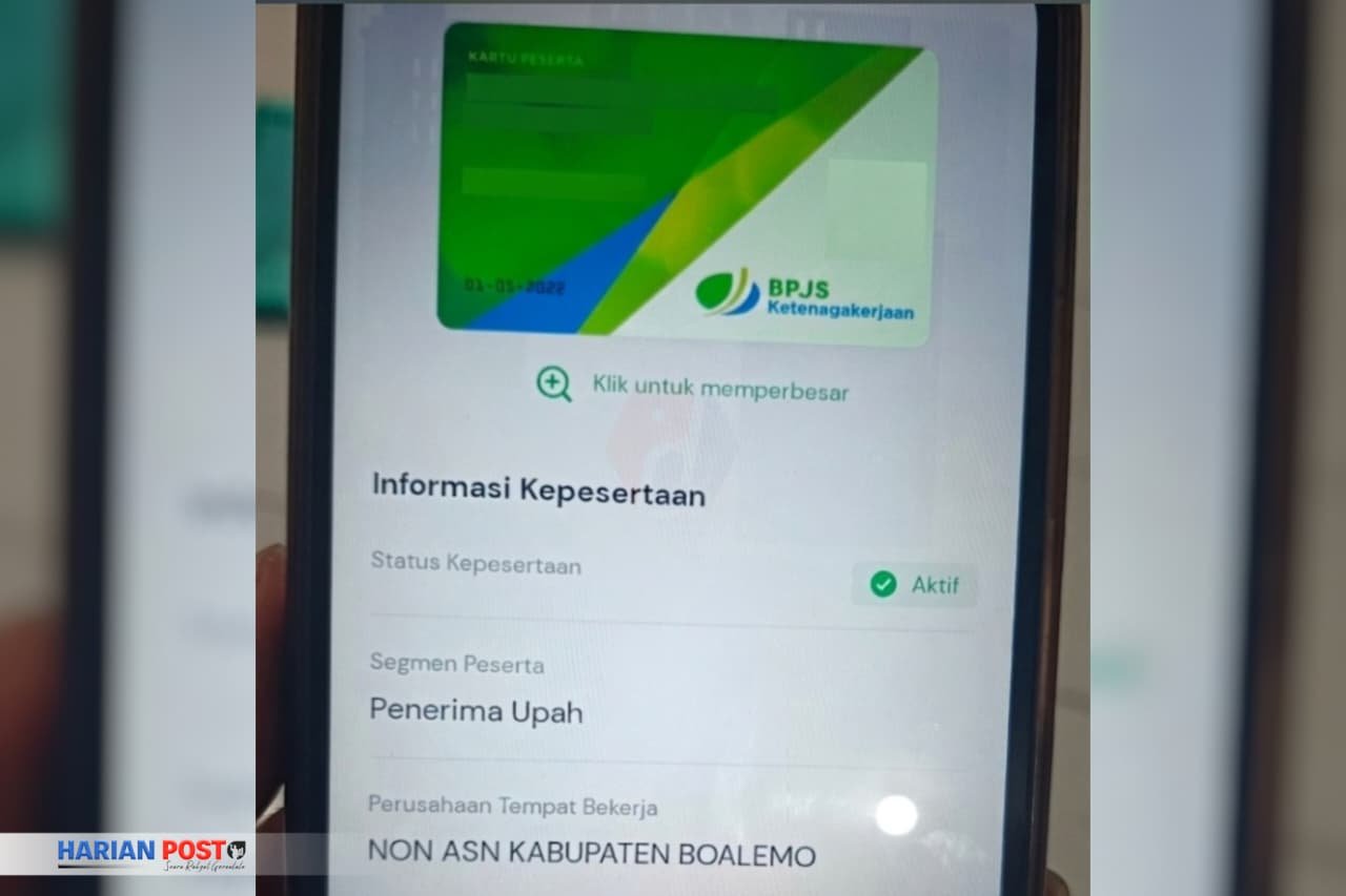 Aplikasi JMO Sebut Status BPJS Ketenagakerjaan Almarhumah Aktif.