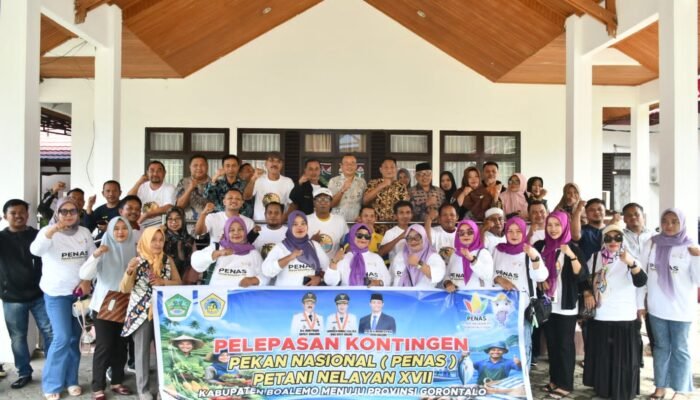 Lepas Kontingen PENAS XVII, Lahmuddin Hambali Ingatkan Peserta Jaga Nama Baik Boalemo