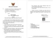 Surat Edaran Pemkab Boalemo Terkait Rekomendasi Pelaksanaan Kegiatan Hajatan Dimasyarakat. (Foto Istimewa)
