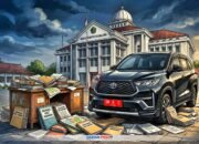 Ilustrasi Mobil Dinas Sekda Boalemo yang Dipinjamkan ke Kejaksaan Tinggi, Padahal Belum Terdaftar Dibagian Aset.(Foto: Isham/harianpost)