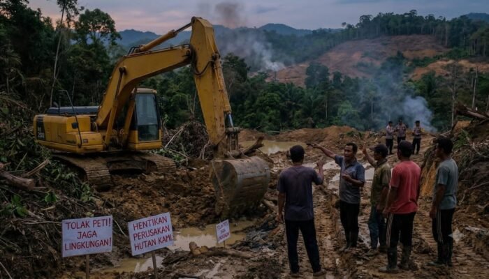Gunakan Alat Berat, PETI Tangga Barito Boalemo Diduga Kembali Beroperasi