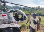 Helikopter yang Diduga Milik Salah Satu Perusahaan Tambang yang akan Masuk ke Wilayah Taluditi Pohuwato