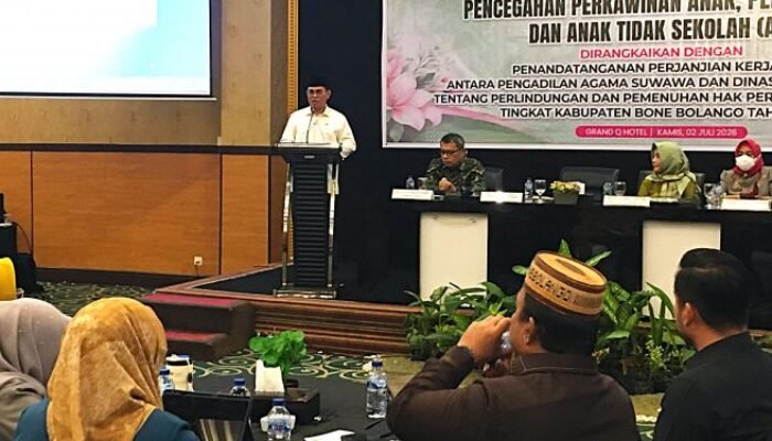 Sekda Bone Bolango Tegaskan Camat dan Kepala Desa Wajib Pastikan Tidak Ada Anak Putus Sekolah