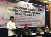 Sekretaris Daerah Bone Bolango, Iwan Mustapa saat membuka Rapat Koordinasi Lintas Sektor Pencegahan Perkawinan Anak, Pekerja Anak dan Anak Tidak Sekolah (ATS) yang dirangkaikan dengan Penenandatanganan Perjanjian Kerjasama antara Pengadilan Agama Suwawa dan Dinas Sosial P3APPKB tentang Perlindungan dan Pemenuhan Hak Perempuan dan Anak tingkat Kabupaten Bone Bolango Tahun 2026. (Sumber Foto: Kominfo)