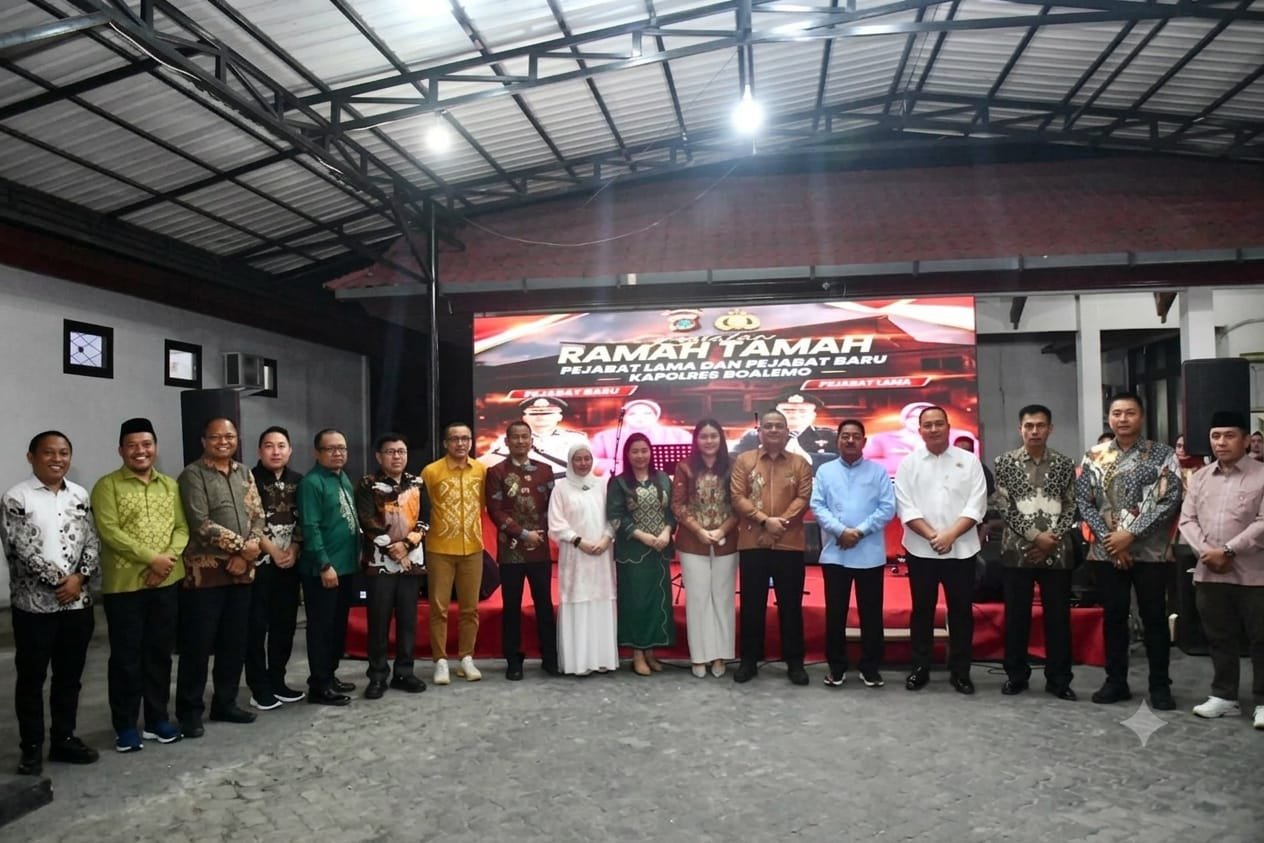 Pemkab Boalemo Gelar Ramah Tamah Kapolres Boalemo, Pemkab Apresiasi AKBP Sigit Rahayudi dan Sambut AKBP Firman Taufik. (Foto: Prokopim)