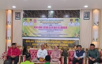 Penilaian Lomba Desa dan Kelurahan Tingkat Provinsi Gorontalo.(Foto: Ais/harianpost)