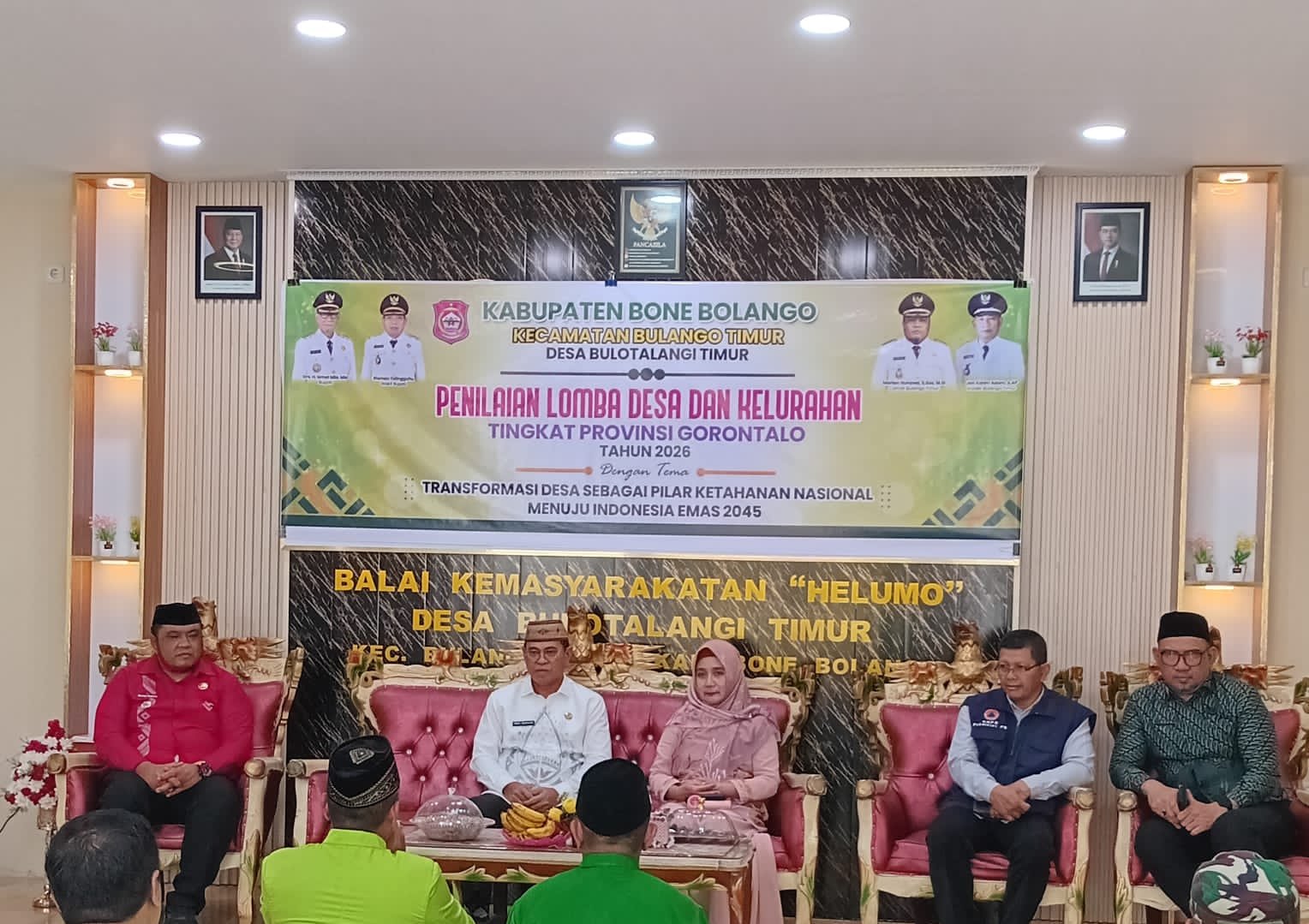 Penilaian Lomba Desa dan Kelurahan Tingkat Provinsi Gorontalo.(Foto: Ais/harianpost)