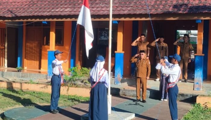 Pimpin Apel Perdana di SMPN 2 Kabila, Sekda Bone Bolango Titip Pesan Ini untuk Siswa baru