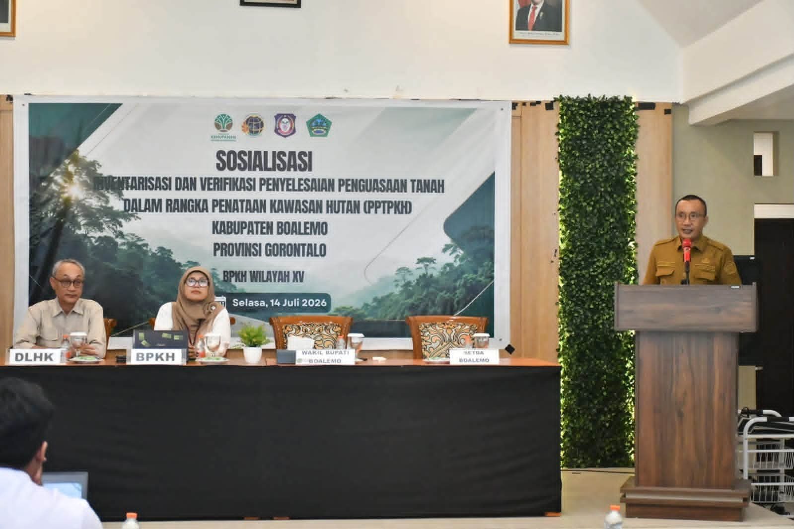 Pemkab Boalemo Gelar Sosialisasi PPTPKH, Targetkan Kepastian Hukum Tanah Masyarakat. (Foto Prokopim)